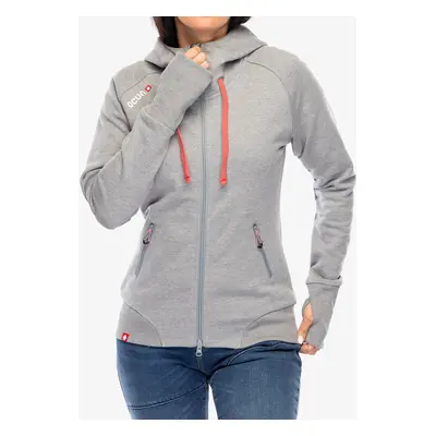 Dámská mikina na zip Ocun Hoodie Zipper - grey paloma/silverscone