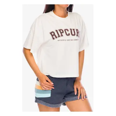 Dámské tričko s potiskem Rip Curl RSS Crop Tee - bone