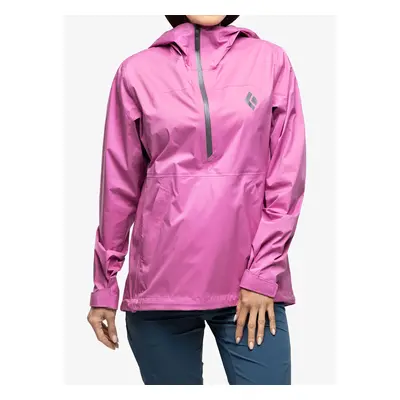 Dámská bunda do deště Black Diamond Stormline Stretch Anorak - pink