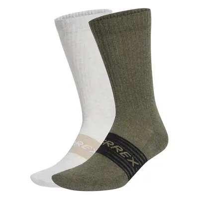 Turistické ponožky adidas TERREX Multi Socks Pack - white/olive strata