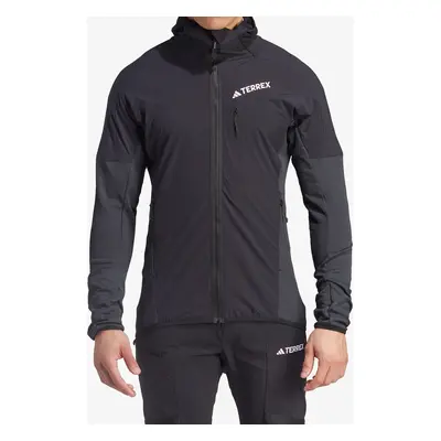 Bunda adidas TERREX Techrock Flooce Wind Hooded Jacket - black