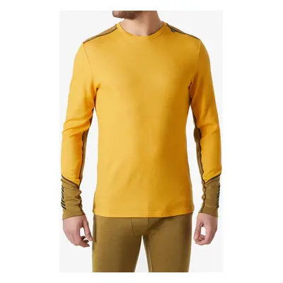 Funkční mikina Helly Hansen LIFA Merino Midweight Crew - golden glow