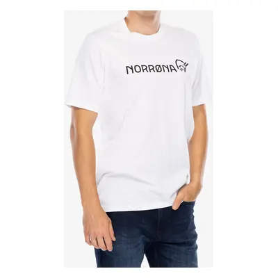 Bavlněné tričko Norrona Cotton Norrona Viking T-Shirt - pure white