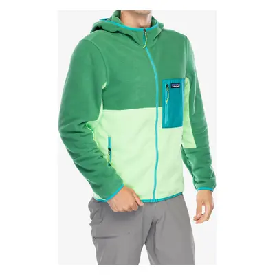 Mikina s kapucí Patagonia Microdini Hoody - glisten green