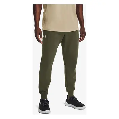 Kalhoty Under Armour Rival Fleece Joggers - marine od green/white