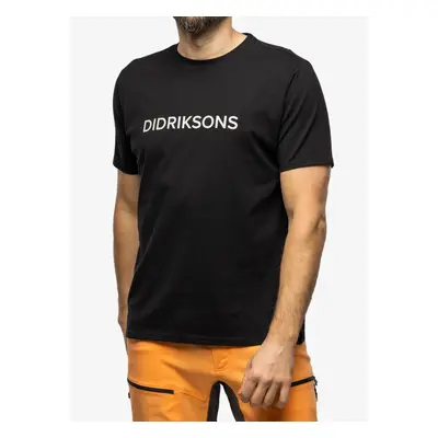 Bavlněné tričko Didriksons Harald T-Shirt Didriksons - black