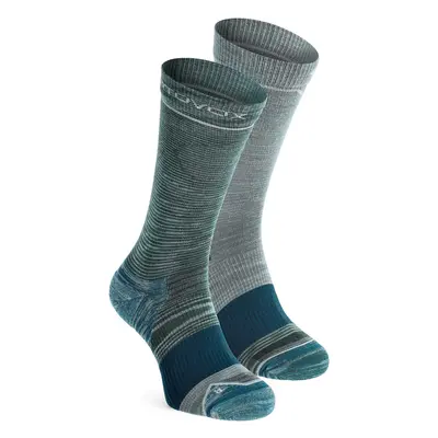 Merino ponožky dámské Ortovox Alpine Mid Socks - ice waterfall