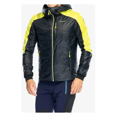 Zateplená bunda La Sportiva Alpine Guide Primaloft Hoody - black/lime punch