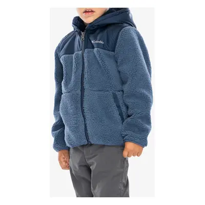 Chlapecká bunda Columbia Boys Rugged Ridge Hooded Overlay - dark mountain/collegiate navy