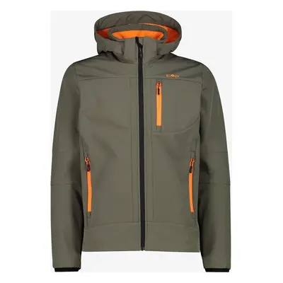 Softshellová bunda CMP Vivo Jacket Zip Hood - olive