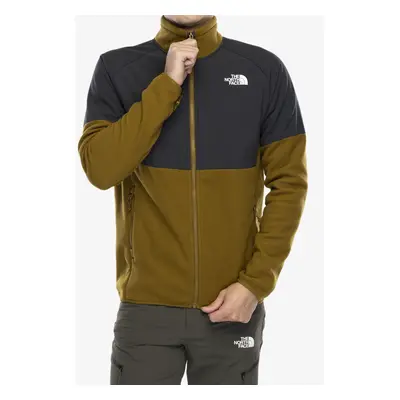 Rozepínací mikina The North Face Glacier Heavyweight Full Zip Jacket - moss green/asphalt grey