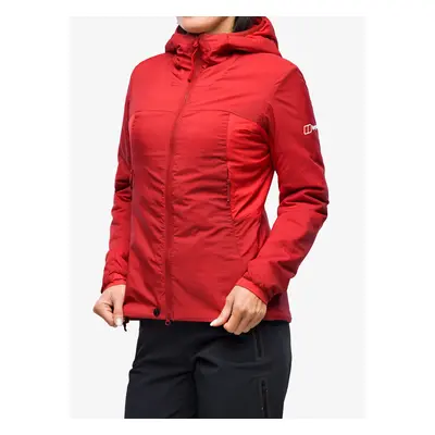 Zateplená bunda dámská Berghaus MTN Seeker MW Synthetic Hoody - red dahlia/haute red