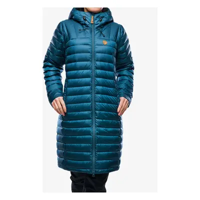 Dámský péřový kabát Fjallraven Snow Flake Parka - deep sea