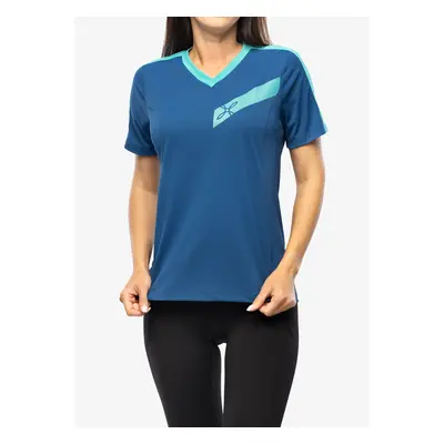 Dámské cyklistické triko Montura Way T-shirt - deep blue/care blue