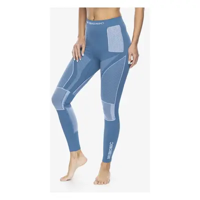 Termolegíny dámské X-Bionic Energy Accumulator 4.0 Pants - mineral blue/arctic white