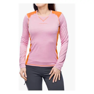 Dámská funkční mikina La Sportiva Beyond Long Sleeve - rose/cherry tomato