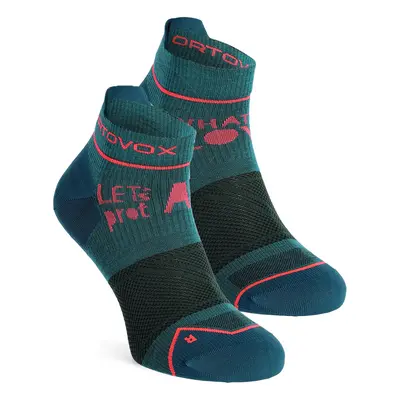 Trekingové ponožky Ortovox Alpine Light Low Socks - pacific green