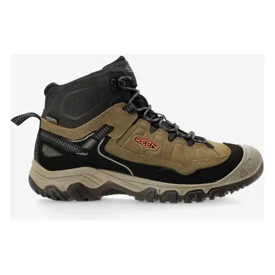 Turistické boty Keen Targhee IV Mid Wp - dark olive/gold flame