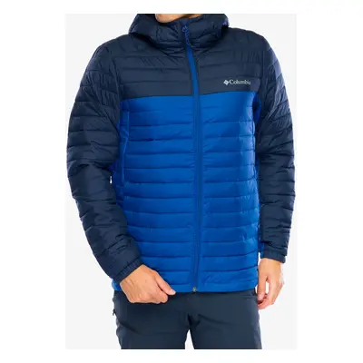 Zateplená bunda Columbia Silver Falls II Hooded Jacket - mountain blue/collegiate navy