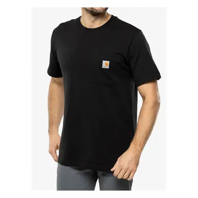 Pánské tričko Carhartt K87 Pocket S/S T-Shirt - black