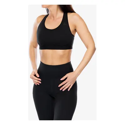 Sportovní podprsenka Odlo Ascent PW Medium Sport Bra - black