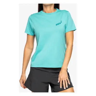 Běžecké tričko dámské Inov-8 Graphic Tee SS Brand - teal