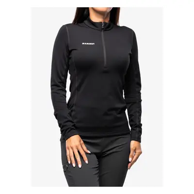 Dámská mikina bez kapuce Mammut Aenergy ML Half Zip Pull - black