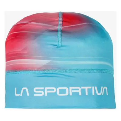 Čepice na běhání La Sportiva Racer Beanie - malibu blue/hibiscus