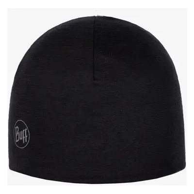 Dětská čepice Buff Lightweight Merino Wool Reversible Hat - black