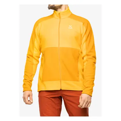 Fleece mikina Haglofs Buteo Mid Jacket - desert yellow/sunny yellow