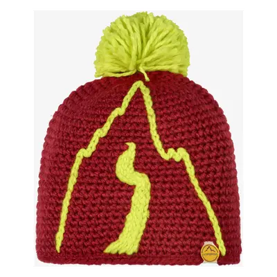 Zimní čepice La Sportiva Dorado Beanie - sangria/lime punch