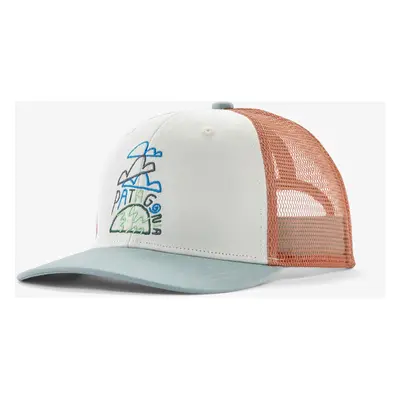 Dětská čepice Patagonia Trucker Hat - clouds and earth birch white