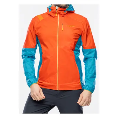 Bunda La Sportiva Across Lite Jacket - cherry tomato/tropic blue