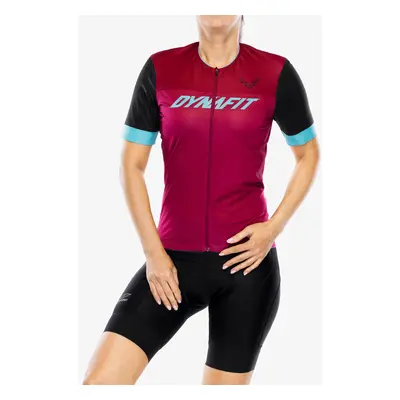 Dámský cyklistický tričko Dynafit Ride Light Full Zip - beet