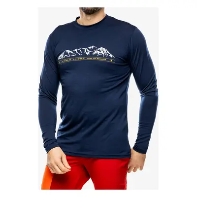 Funkční mikina Sensor Merino Active PT Tee L/S - deep blue moun