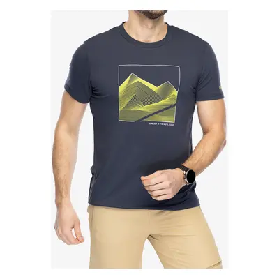 Tričko s potiskem CMP Verte T-Shirt Bamboo Jersey - b.blue/lime