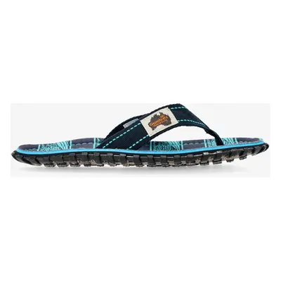 Žabky Gumbies Islander Canvas Flip-Flops - navy waves