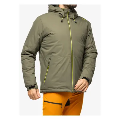 Zateplená bunda CMP Franz Jacket Fix Hood - kaki