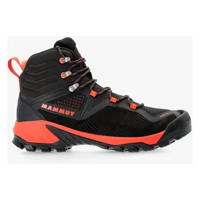 Trekové boty pánské Mammut Sapuen High GTX - black/hot red