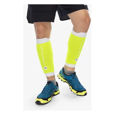 Běžecké nohavice Compressport R2 3.0 - safe yellow/white