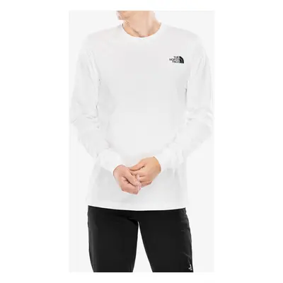 Mikina bez kapuce The North Face L/S Easy Tee - tnf white