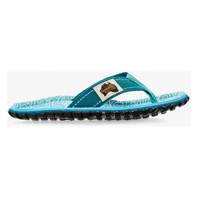 Dámské žabky Gumbies Islander Canvas Flip-Flops - turquoise swirls