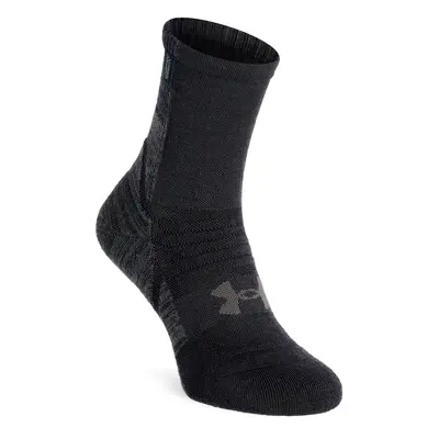 Běžecké ponožky Under Armour ArmourDry Run Wool - black/gray