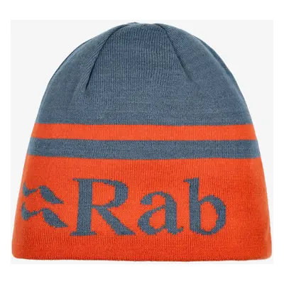 Čepice Rab Logo Band Beanie - orion blue/red grapefruit