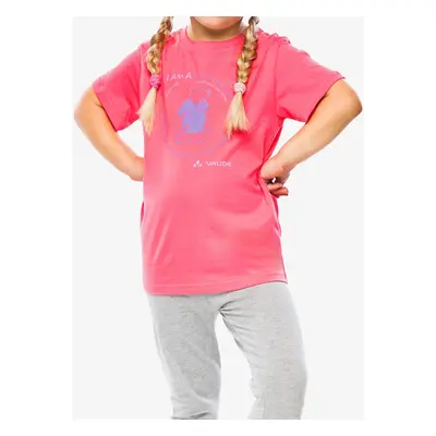 Dívčí tričko Vaude Kids Lezza T-Shirt - pink/lilac