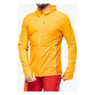 Mikina s kapucí Icebreaker Descender LS Zip Hood - solar/earth