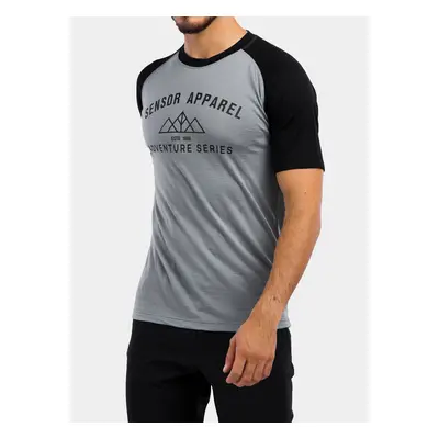 Merino tričko Sensor Merino Active PT Tee S/S - grey adventure