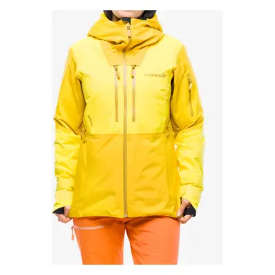 Dámská lyžařská bunda Norrona Lofoten GORE-TEX Thermo100 Jacket - blazing yellow/sulphur