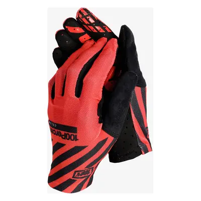 Cyklistické rukavice 100% Celium Gloves - racer red