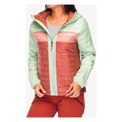 Zateplená bunda dámská Cotopaxi Capa Insulated Hooded Jacket - green tea/faded brick